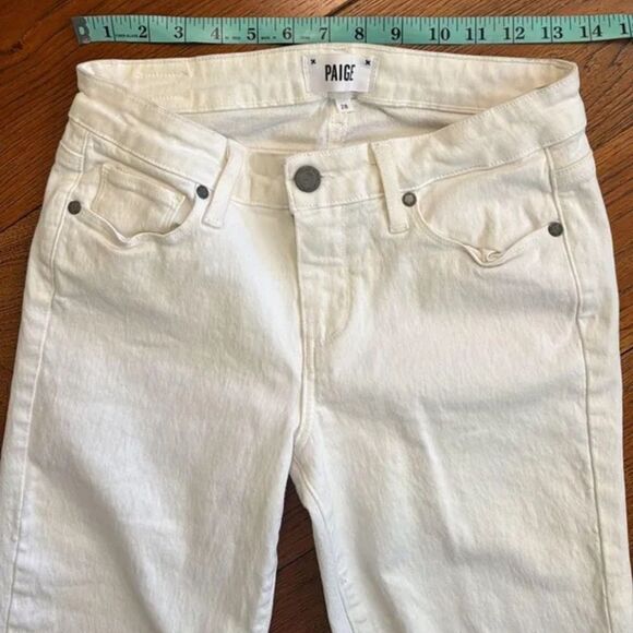 PAIGE Skyline Ankle Peg in Crisp White - Picture 11 of 13